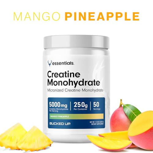 Image 3 of Bucked Up Mango Pineapple Creatine Monohydrate Powder 250 Grams