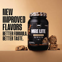 Thumbnail for Image 6 of REDCON1 MRE LITE Whole Food Protein Powder, Oatmeal Chocolate Chip - Lactose Free Meal Replacement with Animal Protein Blends - Easy to Digest Formula - Only 4g Carb per Serving (30 Servings)
