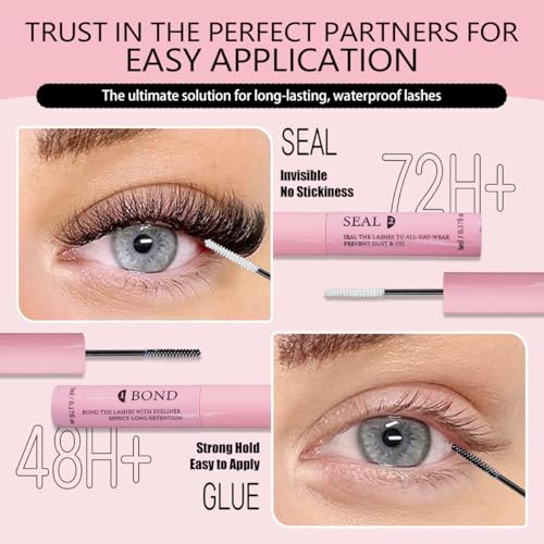 Image 5 of Azenlo Natural Lash Clusters Kit Wispy Eyelash Clusters 120 pcs Cluster Eyelash Extensions C Curl Individual Lashes 10-16 mm Mix Length Natural Look (Left&Right 80D KIT 120Pcs)