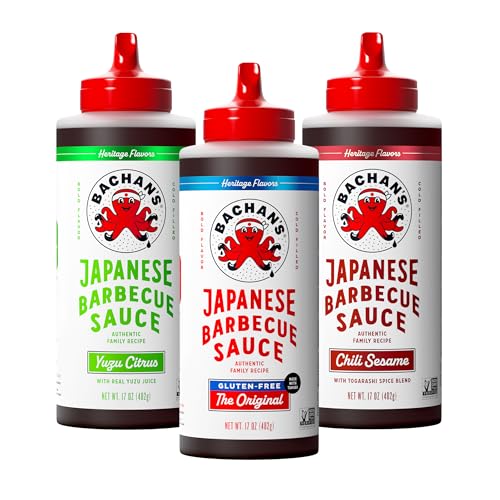 Image 1 of Default Title for the product Bachan's Japanese Barbecue Sauce Variety Pack, 3-Pack 17 oz Bottles