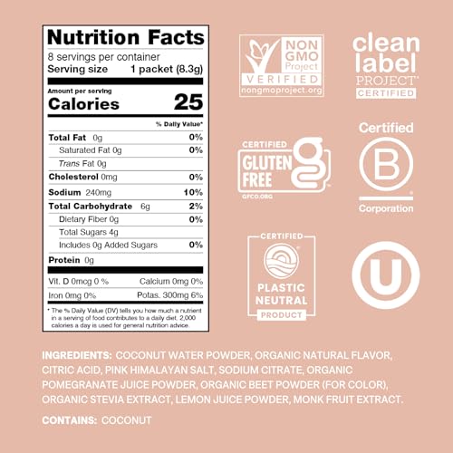 Image 2 of Cure Hydration Electrolyte Drink Powder Grapefruit 8 Packets