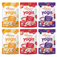 Thumbnail for Image 1 of Default Title for the product Happy Baby Yogis Yogurt Bites Variety Pack 1oz Pouch 6 Pack