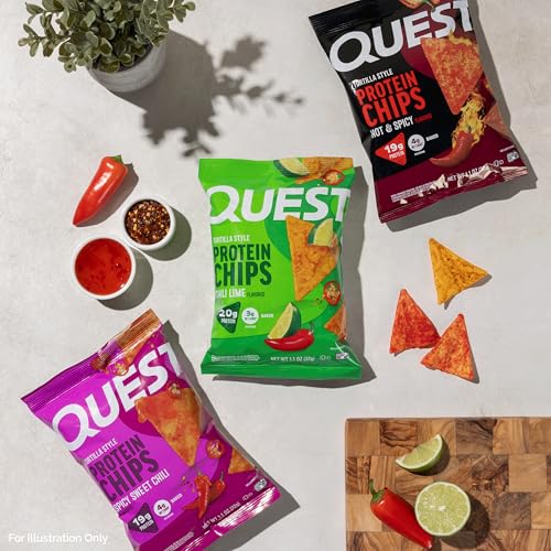 Image 5 of Quest Nutrition Tortilla Style Protein Chips, Spicy Variety Pack, 12 Count