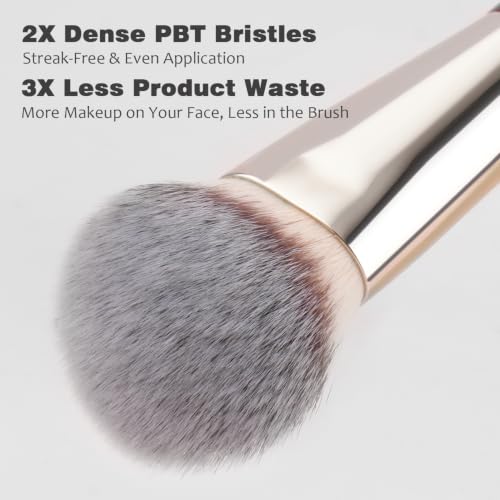 Image 5 of BEILI Makeup Brushes 15Pcs Professional Eyeshadow Brush Set