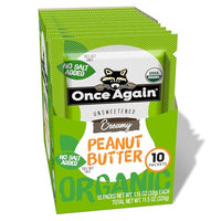 Thumbnail for Image 1 of Default Title for the product Once Again Organic Peanut Butter Packets Single Serve - 1.15oz, 10 Pack