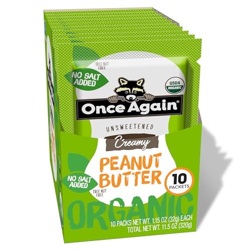Image 1 of Default Title for the product Once Again Organic Peanut Butter Packets Single Serve - 1.15oz, 10 Pack