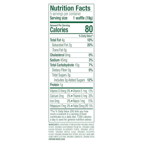 Image 2 of Sprout Organics Toddler Snacks CoComelon Blueberry Apple Wafflez 50-Count