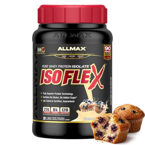 Image 1 of Default Title for the product Allmax ISOFLEX Whey Protein Isolate, Blueberry Muffin, 2 lb