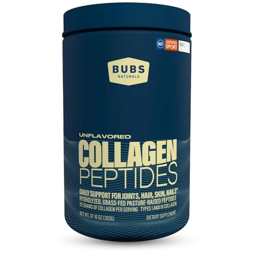 Image 1 of Default Title for the product BUBS Naturals Unflavored Collagen Peptides Powder 10oz