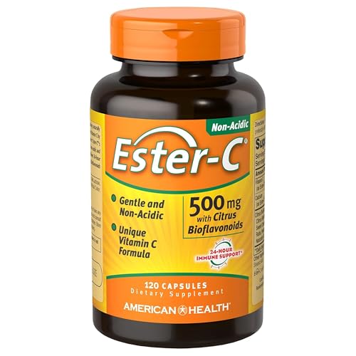 Image 1 of Default Title for the product American Health Ester-C w/Citrus Bioflavonoids Capsules, 500mg, 120ct