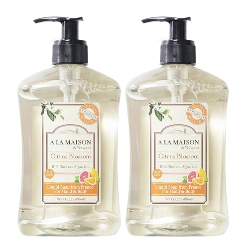 Image 1 of Default Title for the product A LA MAISON French Liquid Hand Soap, Citrus Blossom (16.9 oz, 2 Pack)