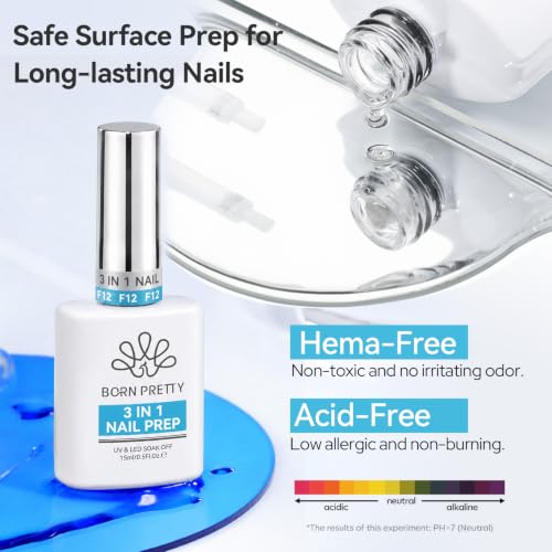 Image 7 of Born Pretty 3-in-1 Nail Dehydrator and Nail-Primer 15ML