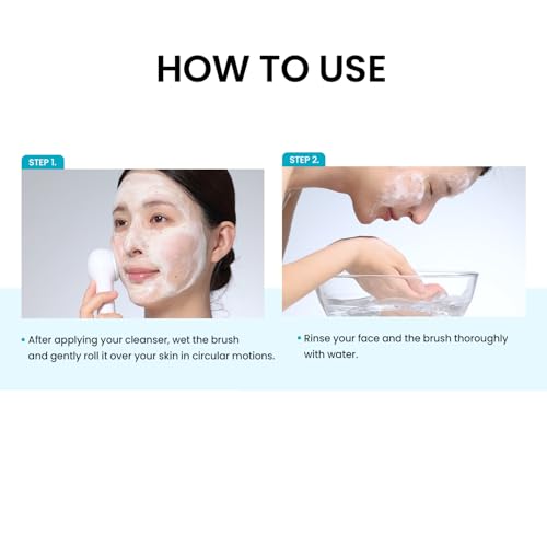 Image 7 of ilso ILSO Pore Cleansing Master Silicone Facial Brush 5.7X 2.1 x 1.1 inches