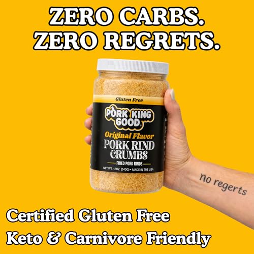 Image 5 of Pork King Good Pork Rind Panko Bread Crumbs, Original 2 Pack, Gluten Free