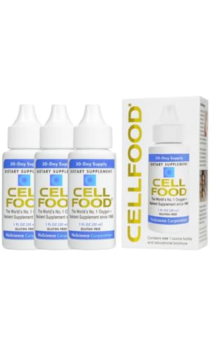 Image 3 of 1 Fl Oz (Pack of 3) for the product Cellfood Oxygen Boost Liquid Oxygen Supplement