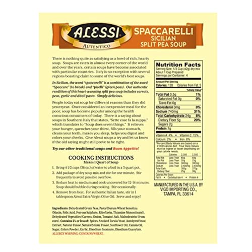 Image 3 of Alessi Autentico Premium Soups, Traditional Flavors, 6oz Pack of 6