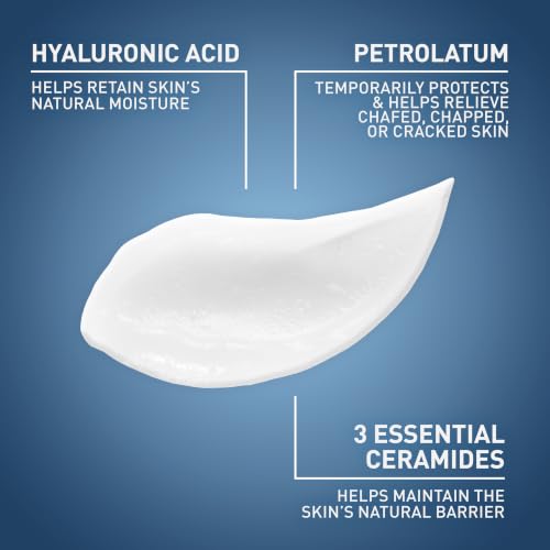 Image 3 of CeraVe Healing Lip Balm, Hydrating Hyaluronic Acid Lip Treatment, 0.7oz