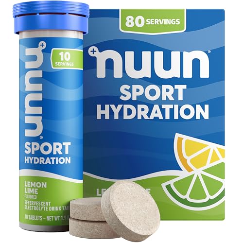Image 1 of Default Title for the product Nuun Sport Electrolyte Tablets Lemon Lime, GF & Vegan, 8 Pack