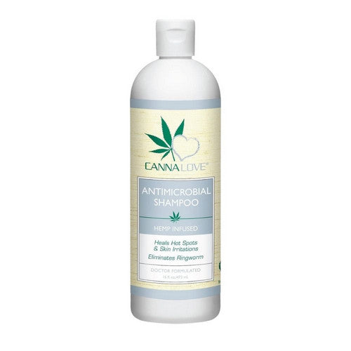 Antimicrobial Hemp Infused Dog Shampoo 16 Oz by Canna Love