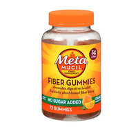 Thumbnail for Crest Metamucil Fiber Supplement Gummies Orange Flavor 72 Count