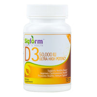 Thumbnail for Sigform Vitamin D3 50,000 IU 15 Caps