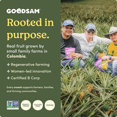 Image 6 of GOODSAM Small Farms Baked Pineapple Chips, Pack of 8