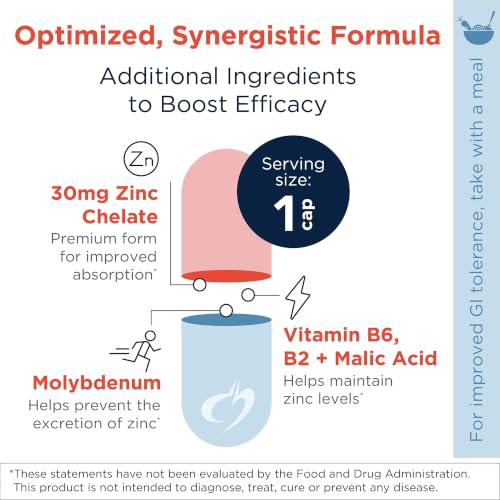 Image 3 of Designs for Health Zinc Supreme, Zinc Bisglycinate Chelate, 90 Capsules