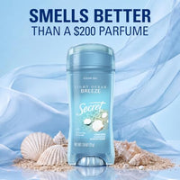 Thumbnail for Image 5 of Secret Antiperspirant Deodorant for Women, Light Ocean Breeze Scent, 2.6 oz