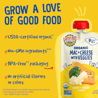 Thumbnail for Image 6 of Earth's Best Organic Baby Food Pouches 4 Ounce Resealable Pouch Pack of 12