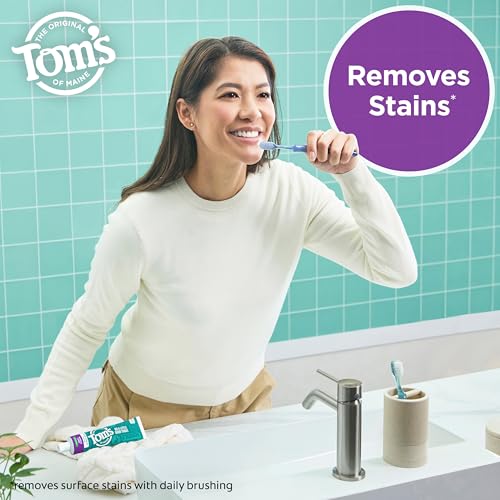 Image 3 of Tom's of Maine Whole Care Natural Anticavity Fluoride Toothpaste 3 Pk, 4 oz