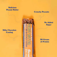 Thumbnail for Image 3 of BAREBELLS Protein Bars Peanut Butter - 12 Count, 20g High Protein Treats