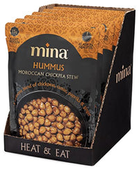 Thumbnail for Image 4 of Mina Hummus Moroccan Chickpea Stew, 15g Plant Protein, Ready in Minutes, Vegan Friendly, Gluten Free, Kosher & Non-GMO, 10 Ounce (Pack of 6)