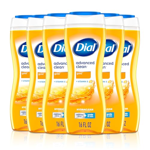 Image 1 of Default Title for the product Dial Body Wash Advanced Clean Gold 16 fl oz Pack of 6