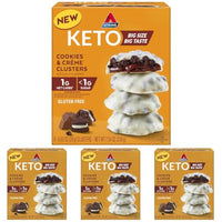 Thumbnail for Image 1 of Default Title for the product Atkins Keto Cookies & Crème Clusters, 8 Count (Pack of 4)