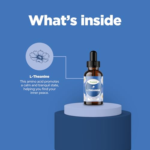 Image 5 of Phytoral Potent L-Theanine Liquid Drops - 2 Fl Oz