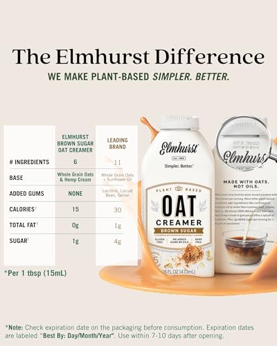 Image 6 of Elmhurst 1925 Brown Sugar Oat Creamer - 16 Ounce (Pack of 6)