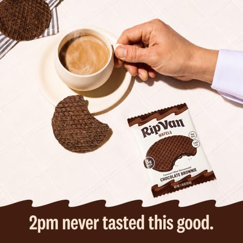 Image 5 of Rip Van Wafels Chocolate Brownie Stroopwafels 1.16 Ounce Pack of 24