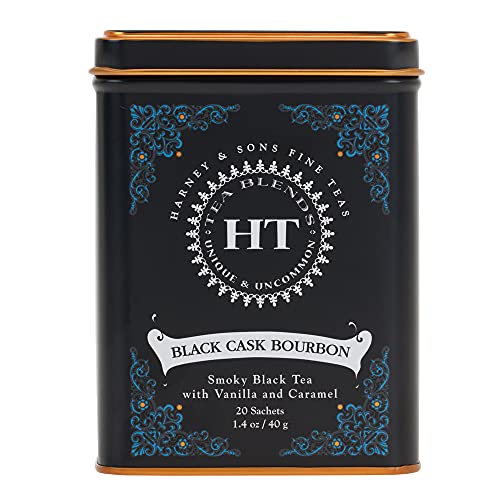 Image 2 of Harney & Sons Black Cask Bourbon Tea, 20 Sachets (Pack of 2)