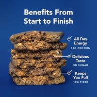 Thumbnail for Image 3 of ALOHA Organic Plant Based Protein Bars, Blueberry, 12 Count, 3g Sugar