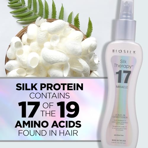 Image 6 of BioSilk Silk Therapy Miracle 17 Leave-In Conditioner 5.64 Oz
