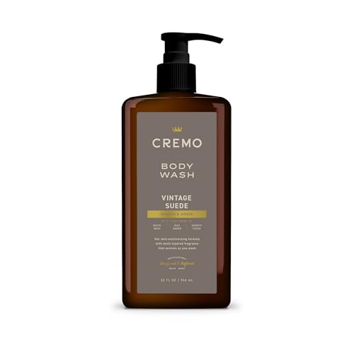 Image 1 of Vintage Suede for the product Cremo Body Wash for Men, Vintage Suede, 32 Fl Oz
