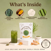 Thumbnail for Image 4 of Organic Traditions Super Greens Turmeric Powder Blend, Plant Based, 7oz