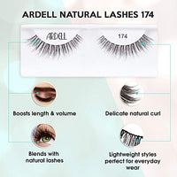 Thumbnail for Image 3 of Ardell Lashes 174 Lightweight Natural Looking False Eyelashes 4 Pack