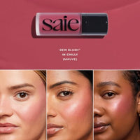 Thumbnail for Image 4 of Saie Saieglow Bestsellers Kit - Full-Size Dew Blush, Mini Glowy Super Gel & City Set Setting Spray (3 Ct)