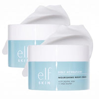 Thumbnail for Image 2 of 1.76 Ounce (Pack of 2) for the product e.l.f. SKIN Holy Hydration! Nourishing Night Cream, Ultra-Hydrating Moisturizer, Infused with Shea Butter, Soothes Skin, 1.76 Oz