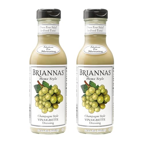Image 1 of Default Title for the product BRIANNAS Home Style Champagne Vinaigrette Dressing, Gluten Free, 2 Pack