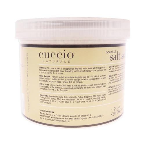 Image 2 of Cuccio Naturale Scentual Salt Soak - Milk And Honey - 29 Oz