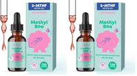 Thumbnail for Image 2 of 1 Fl Oz (Pack of 2) for the product JoySpring MethylBee Kids Methylfolate Drops, Berry, 30 Servings, 3+