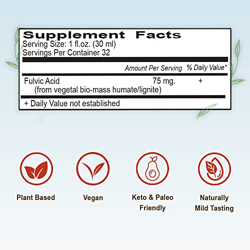 Image 6 of Vital Earth Minerals Fulvic Minerals Liquid, 32 Oz