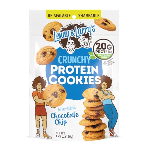 Image 6 of Lenny & Larry's Crunchy Cookie Chocolate Chip, 6g Plant Protein, 6 Pack
